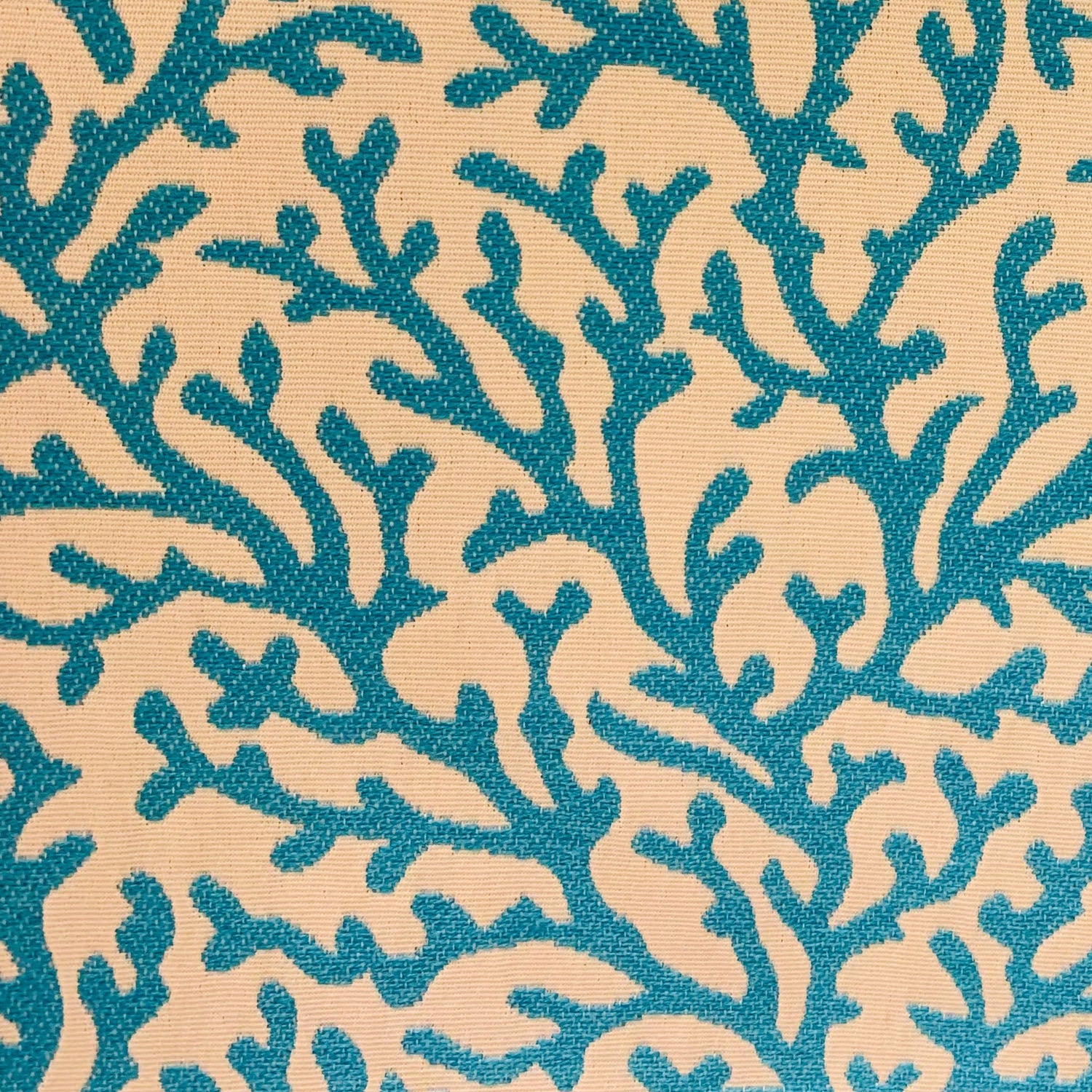 Marlin Vines Blue and Cream Floral Luxury Throw Pillow showcasing a beautiful floral pattern with an elegant blue and cream color scheme.