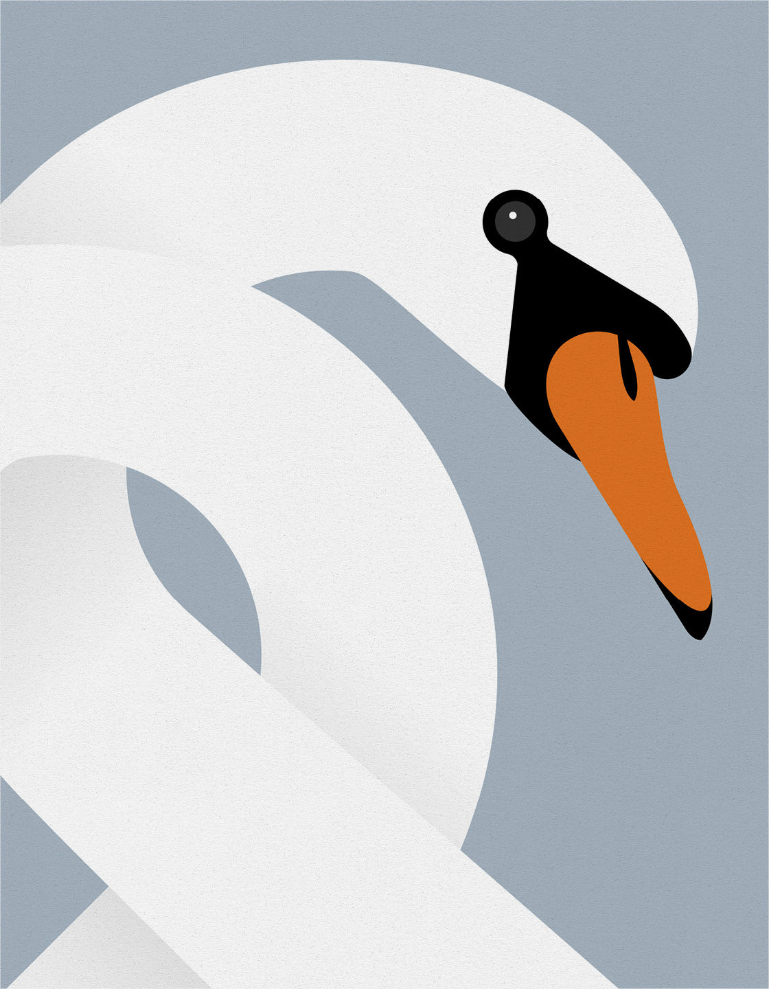 A pair of elegant necking swans symbolizing love and unity, beautifully crafted for home decor.