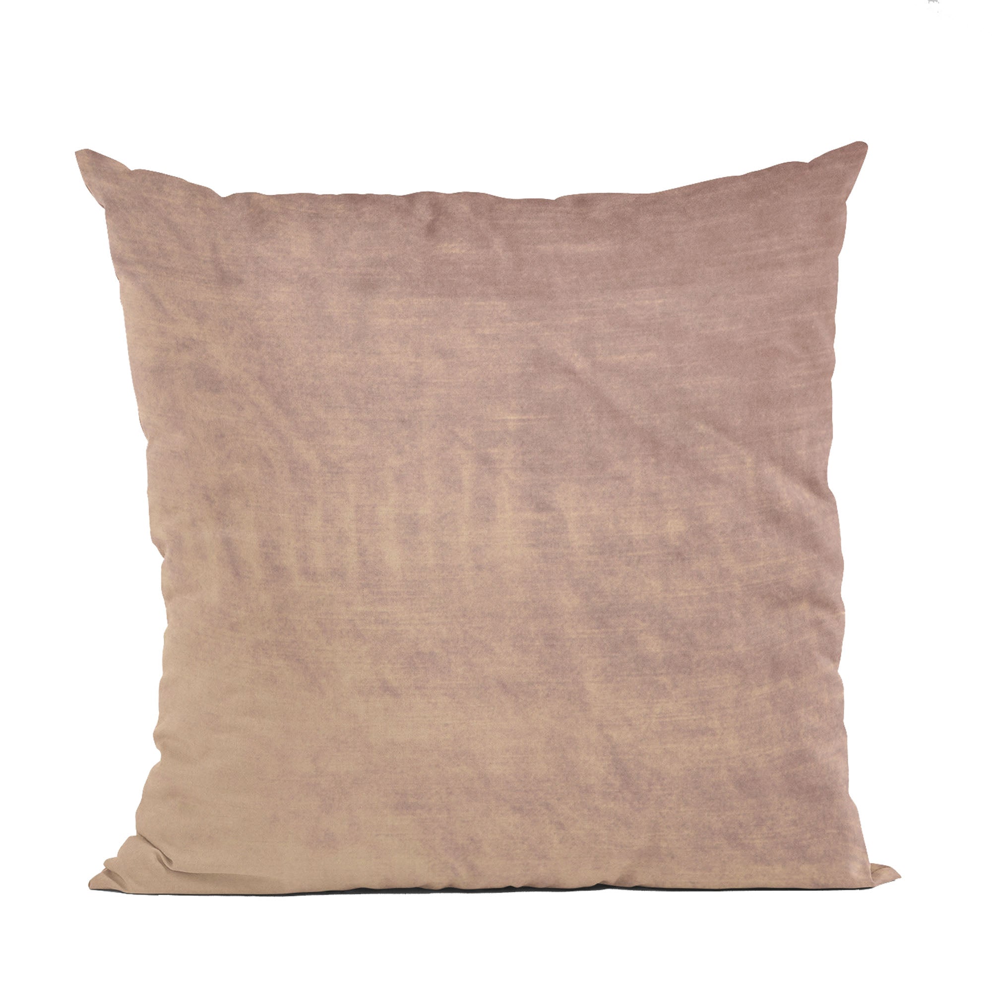 Plutus Blush Lux Velvet Throw Pillow showcasing shiny velvet texture and elegant blush color, perfect for home decor.