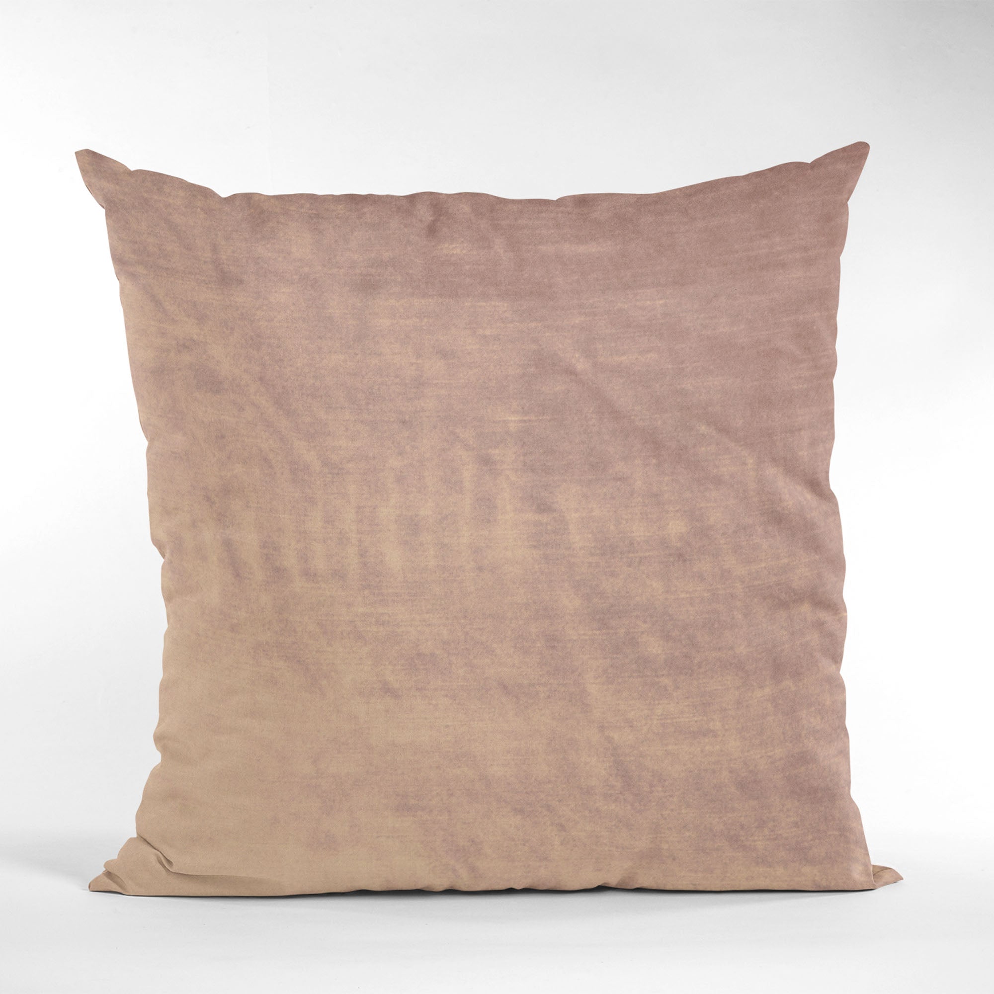 Plutus Blush Lux Velvet Throw Pillow showcasing shiny velvet texture and elegant blush color, perfect for home decor.
