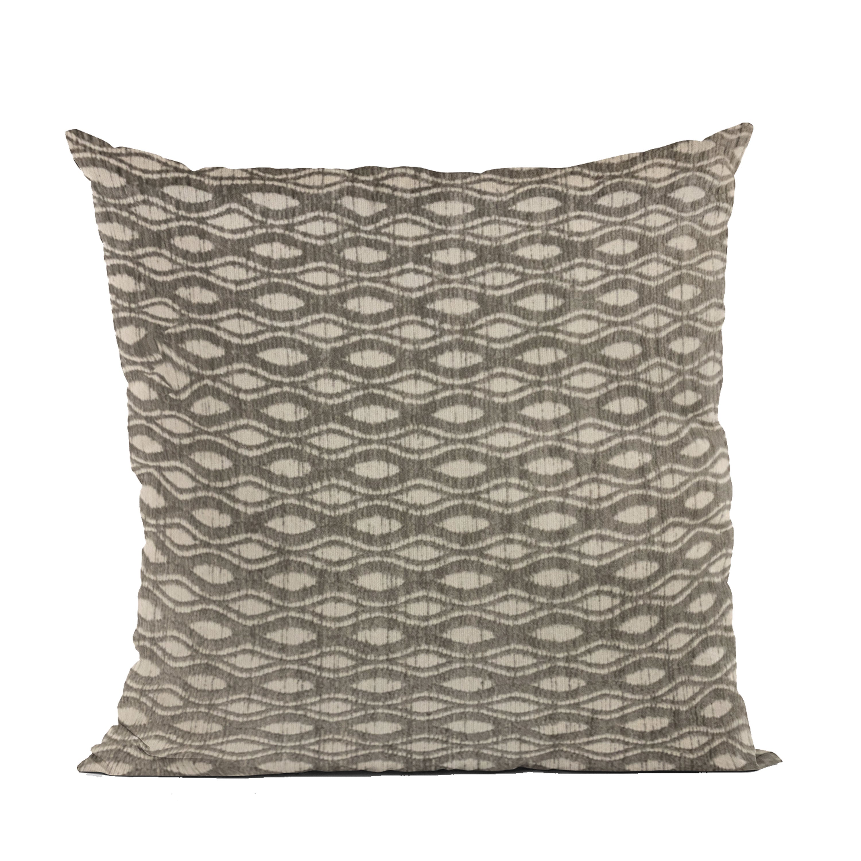 Plutus Brown Bites Dot Luxury Throw Pillow featuring a trendy dot pattern in rich brown color, handmade in the USA with high-quality fabric.