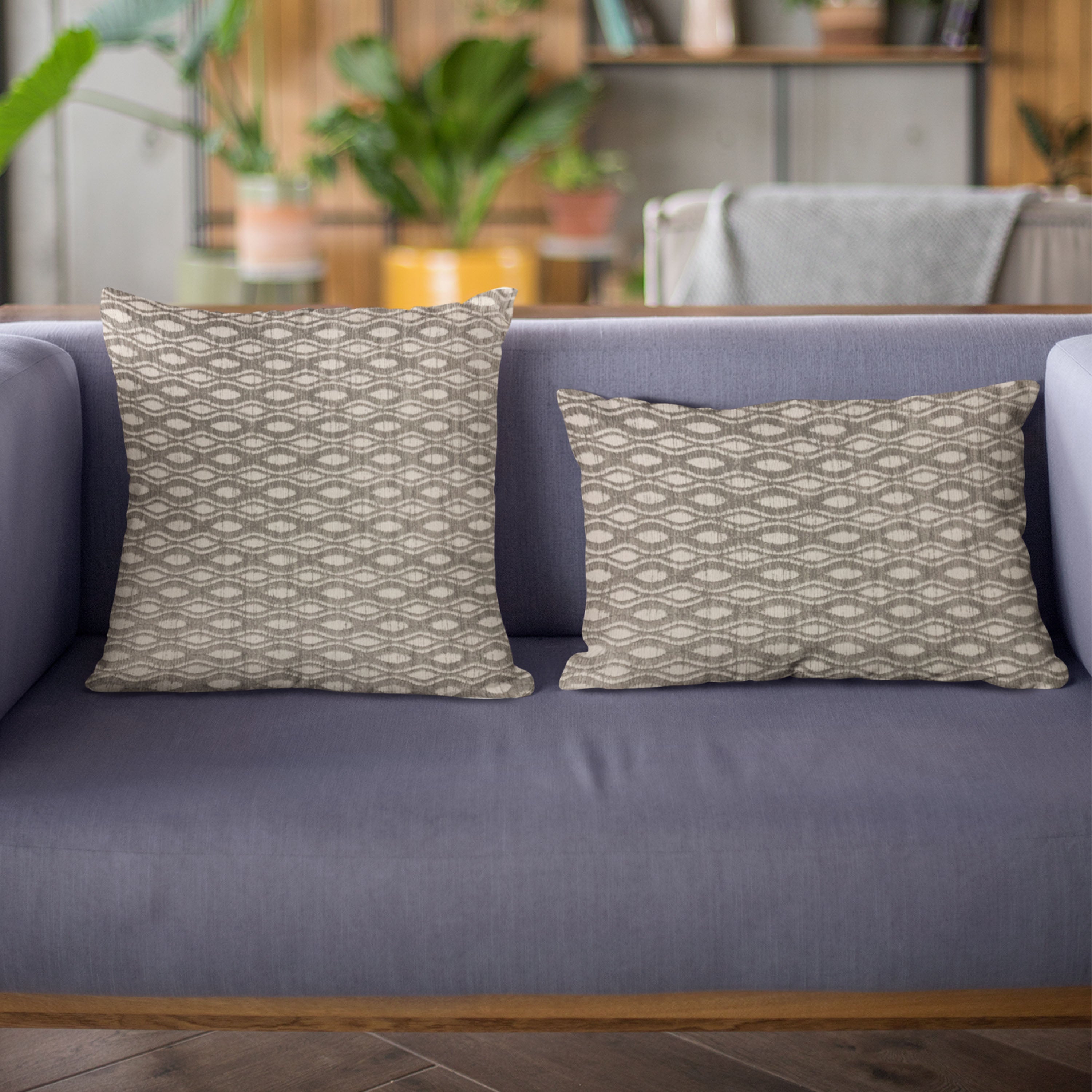 Plutus Brown Bites Dot Luxury Throw Pillow featuring a trendy dot pattern in rich brown color, handmade in the USA with high-quality fabric.