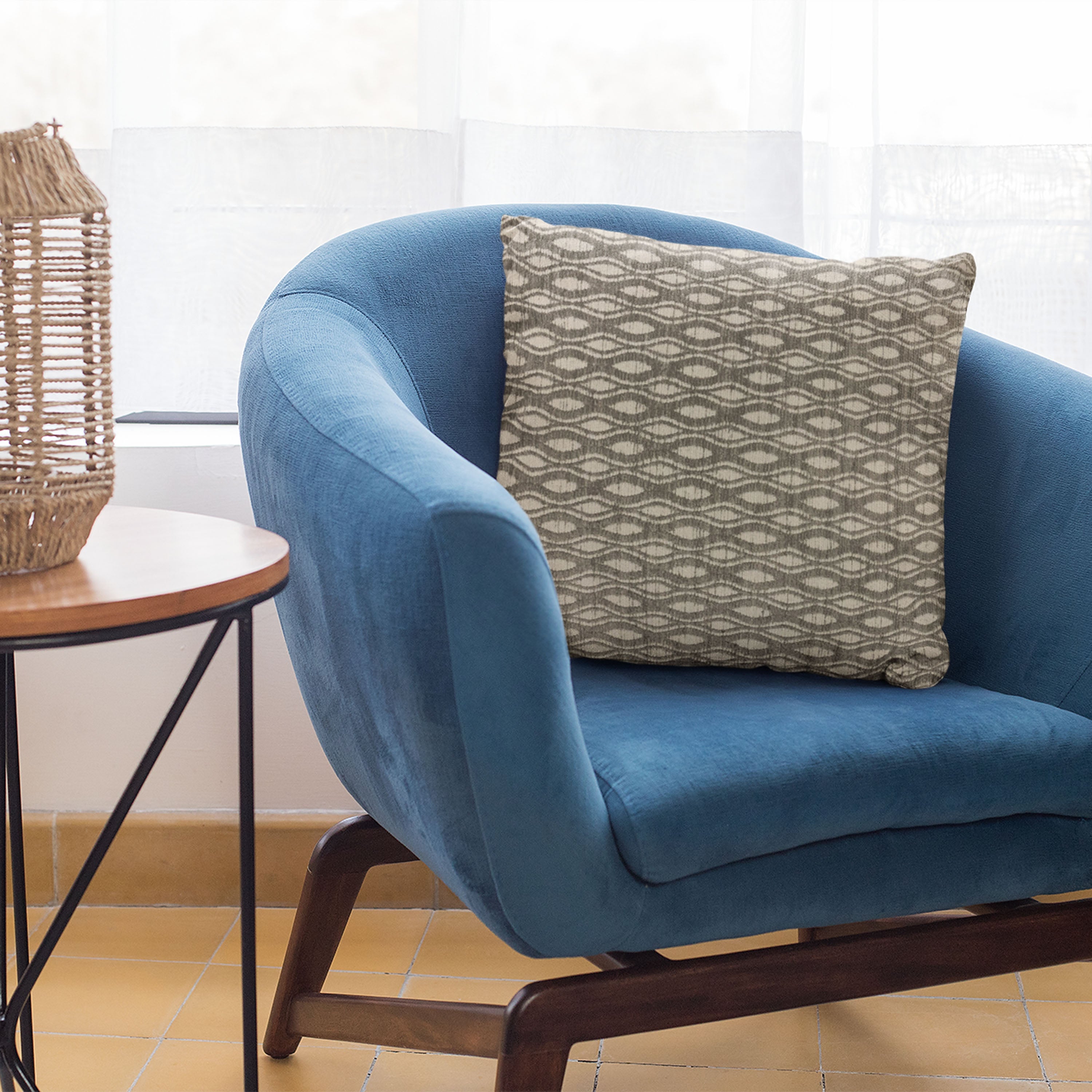 Plutus Brown Bites Dot Luxury Throw Pillow featuring a trendy dot pattern in rich brown color, handmade in the USA with high-quality fabric.