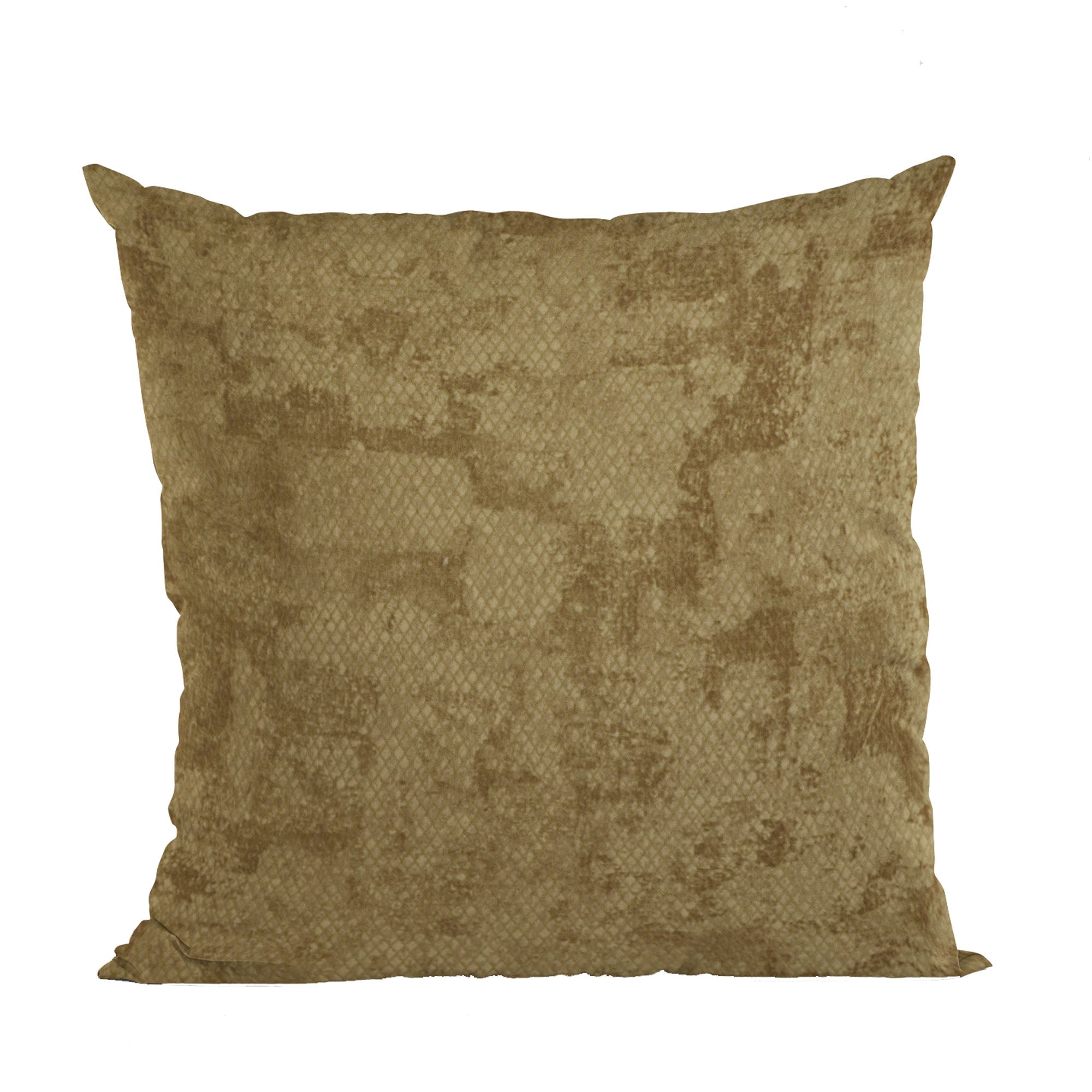 Plutus Burnished Bronze Hidden Map Textured Ground Cloth Pillow with Diamond Pattern, showcasing luxurious fabric and elegant design.