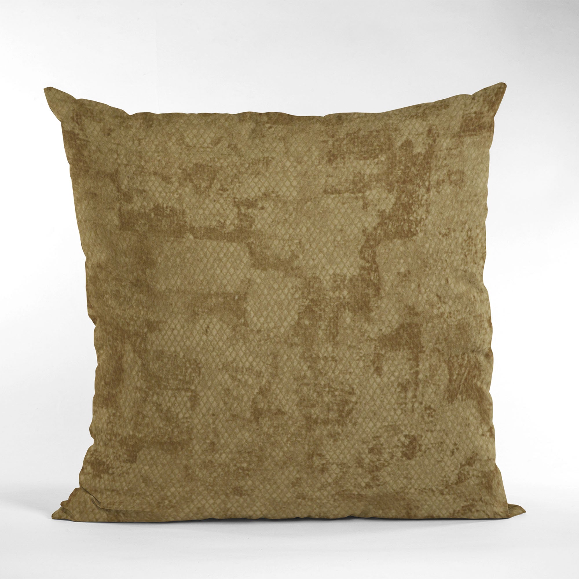 Plutus Burnished Bronze Hidden Map Textured Ground Cloth Pillow with Diamond Pattern, showcasing luxurious fabric and elegant design.