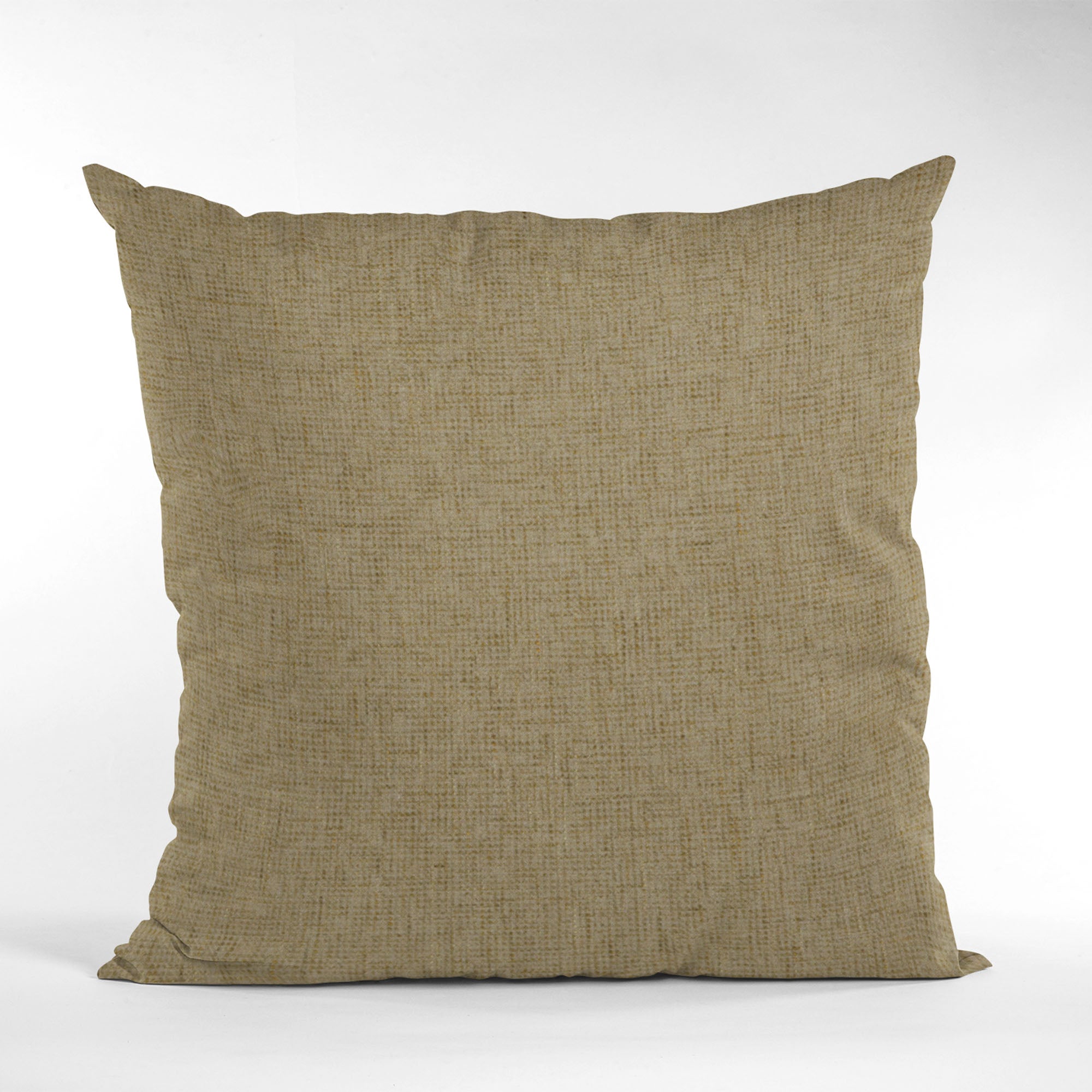 Plutus Safari Waffle Textured Solid luxury throw pillow showcasing a unique waffle texture in a rich Safari color, with an invisible zipper and plush filling.