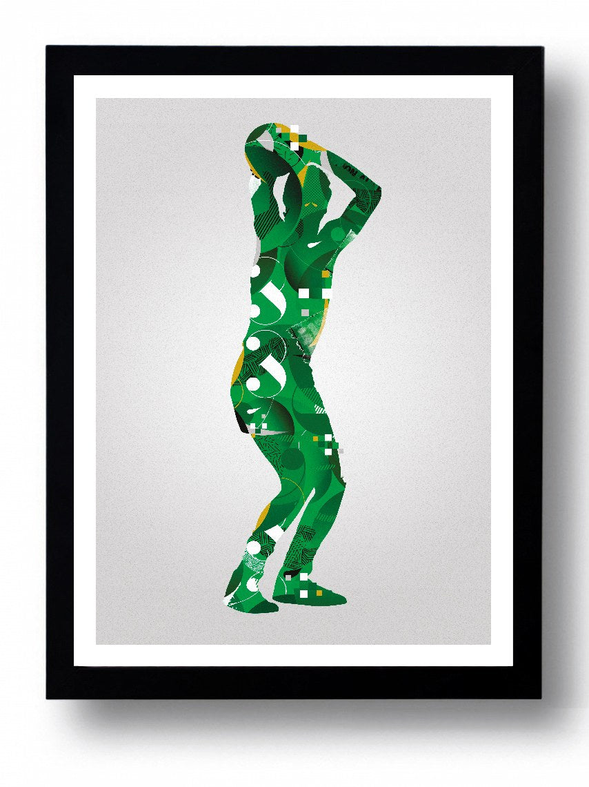 Print Legend by PTITECAO on fine art paper, showcasing vibrant colors and intricate details.