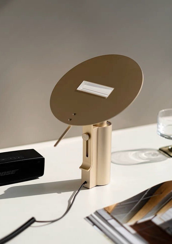 Rainbow Maker Projector Designer Table Lamp showcasing vibrant rainbow projections in a modern design, perfect for ambient lighting.