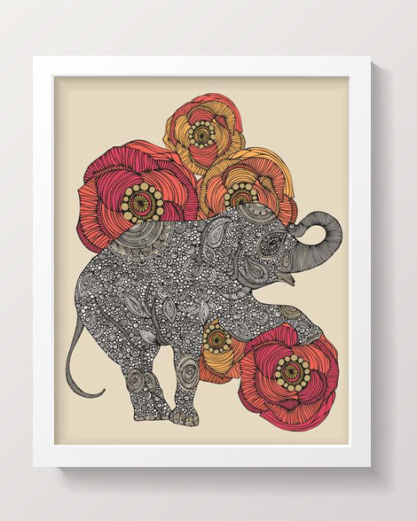 A beautiful Rosebud artwork printed on 8x10 photographic paper, showcasing vibrant colors and intricate details.