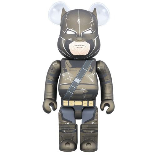 Armored Batman Bearbrick 400% collectible figure, 11 inches tall, featuring detailed armor design from Batman vs Superman.