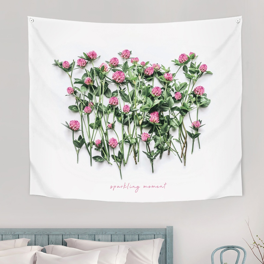 Sparkling Moment fabric poster, 150cm x 130cm, featuring a modern design with vibrant colors, perfect for home decoration.