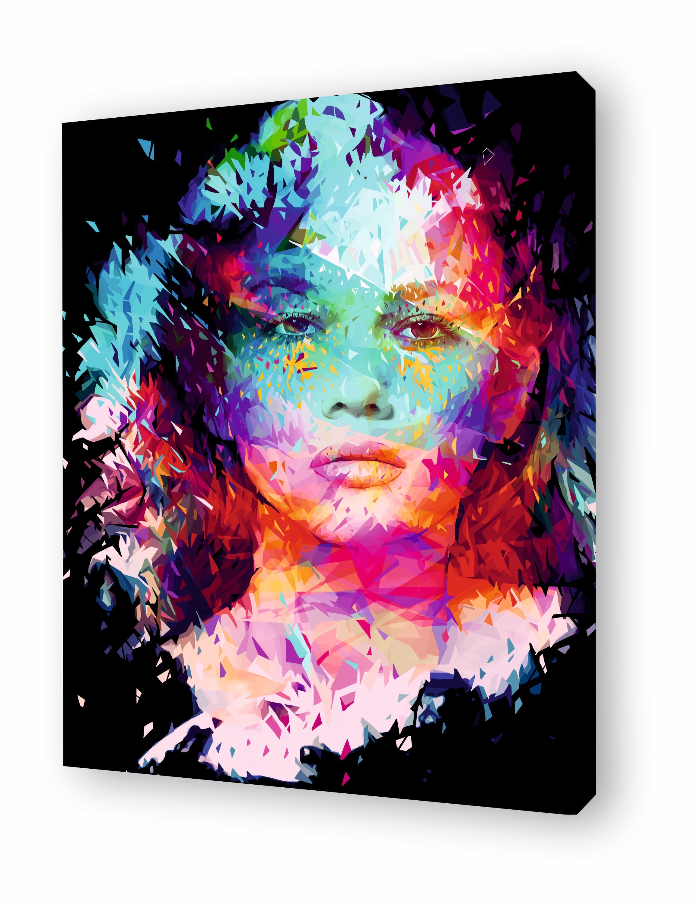 Tableau GOLD TEARS artwork by Alessandro Pautasso featuring vibrant colors and intricate vector art.