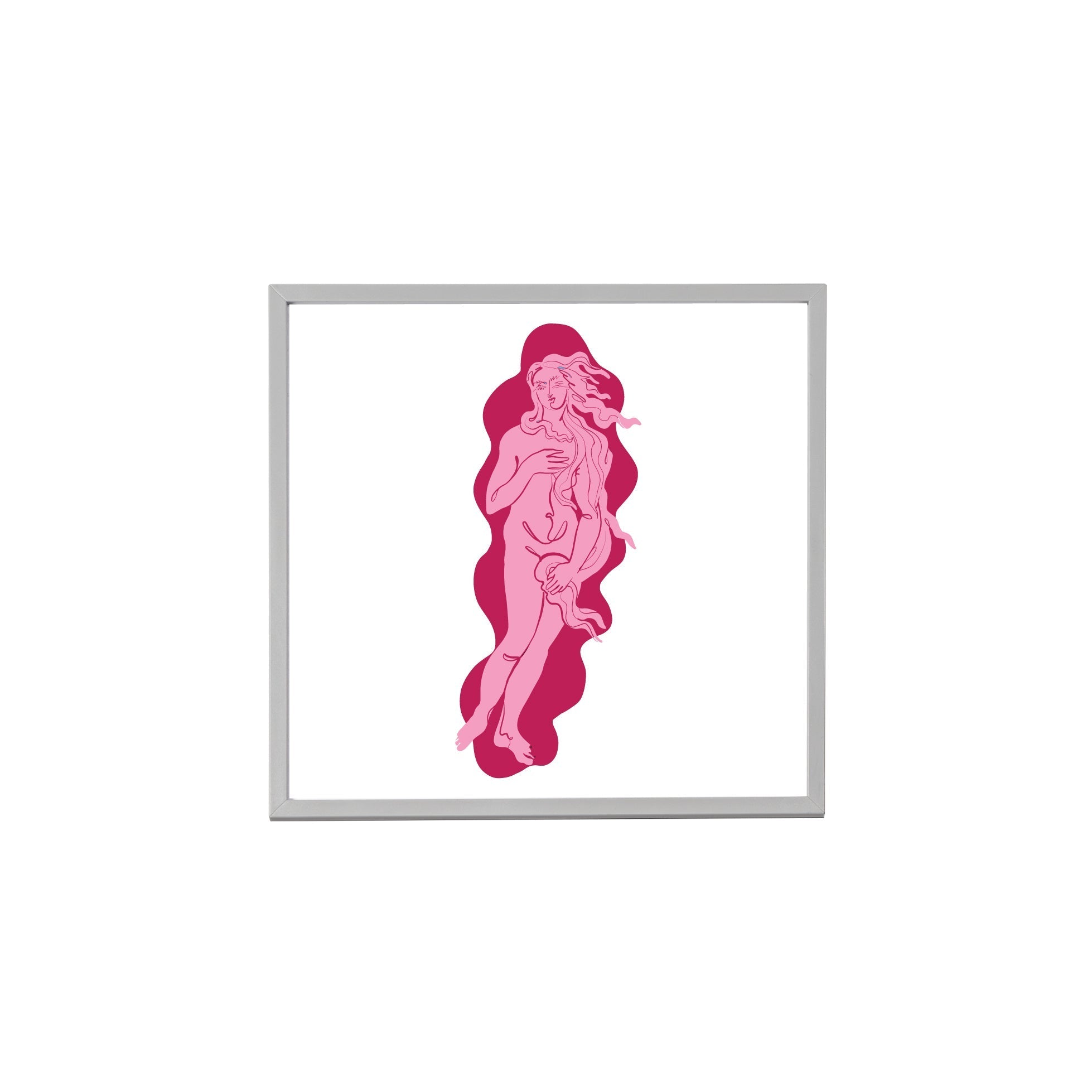 The Girl Knew York Venus on TilePix collection featuring colorful 8x8 photo tiles hung with magnets, showcasing stylish designs for wall decoration.