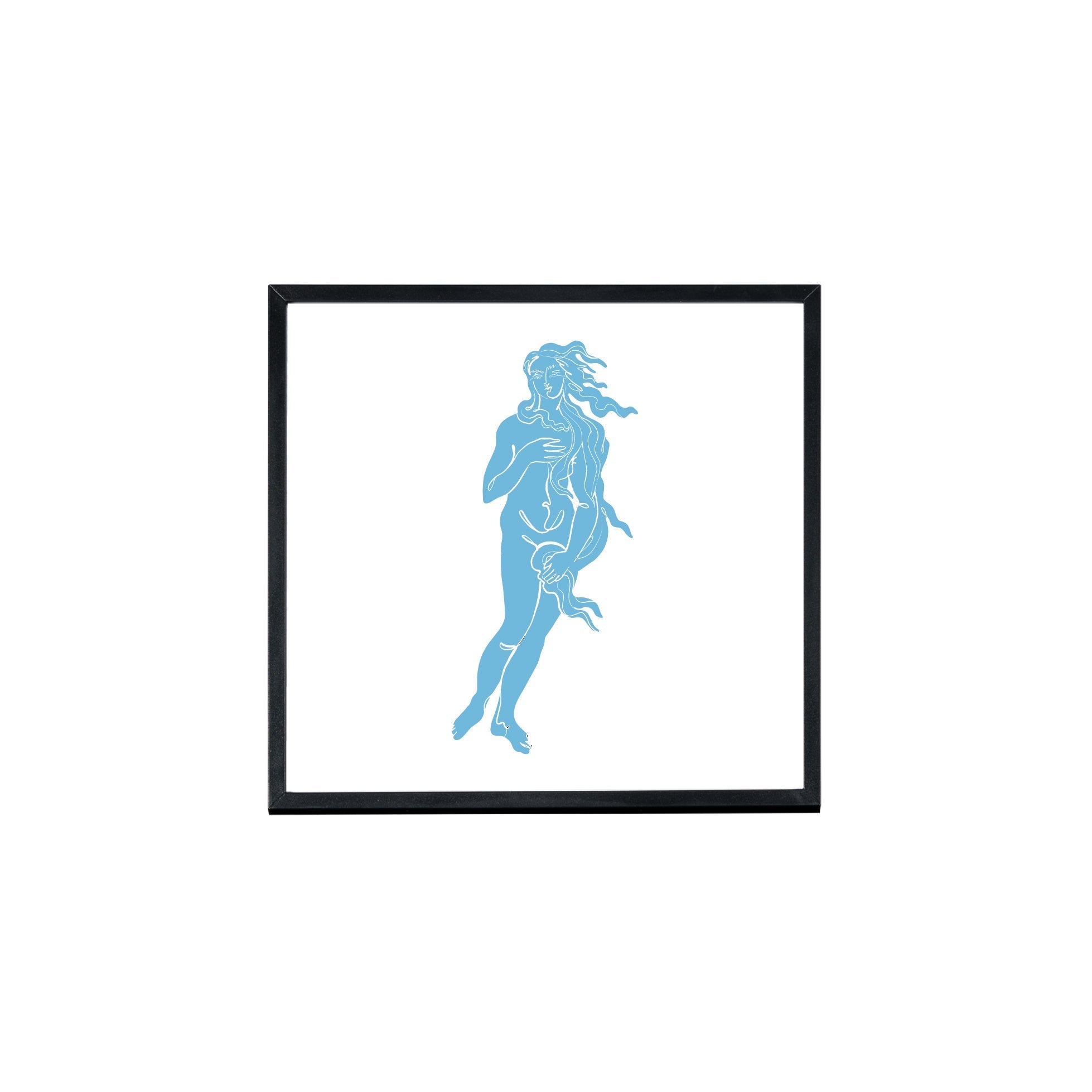 The Girl Knew York Venus on TilePix collection featuring colorful 8x8 photo tiles hung with magnets, showcasing stylish designs for wall decoration.