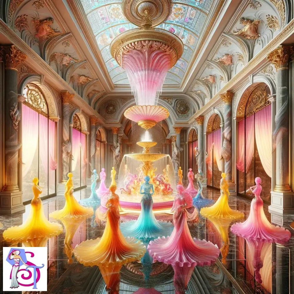 A captivating scene from The Glass Gardens video showcasing vibrant colors and imaginative landscapes.