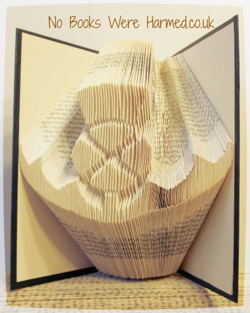 Handcrafted Thistle art featuring the Scottish Flag Saltire, made from vintage book pages.