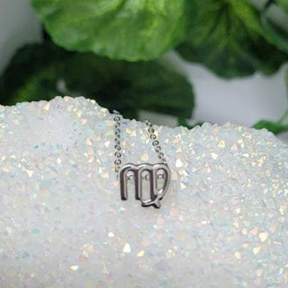 A delicate Virgo Necklace featuring an elegant zodiac symbol, crafted with high-quality materials, perfect for Virgo individuals.