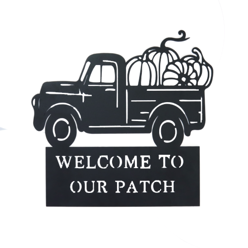 Welcome to our Patch Metal Wall Art featuring autumn-themed design, crafted from durable 14 gauge steel with a low gloss finish.