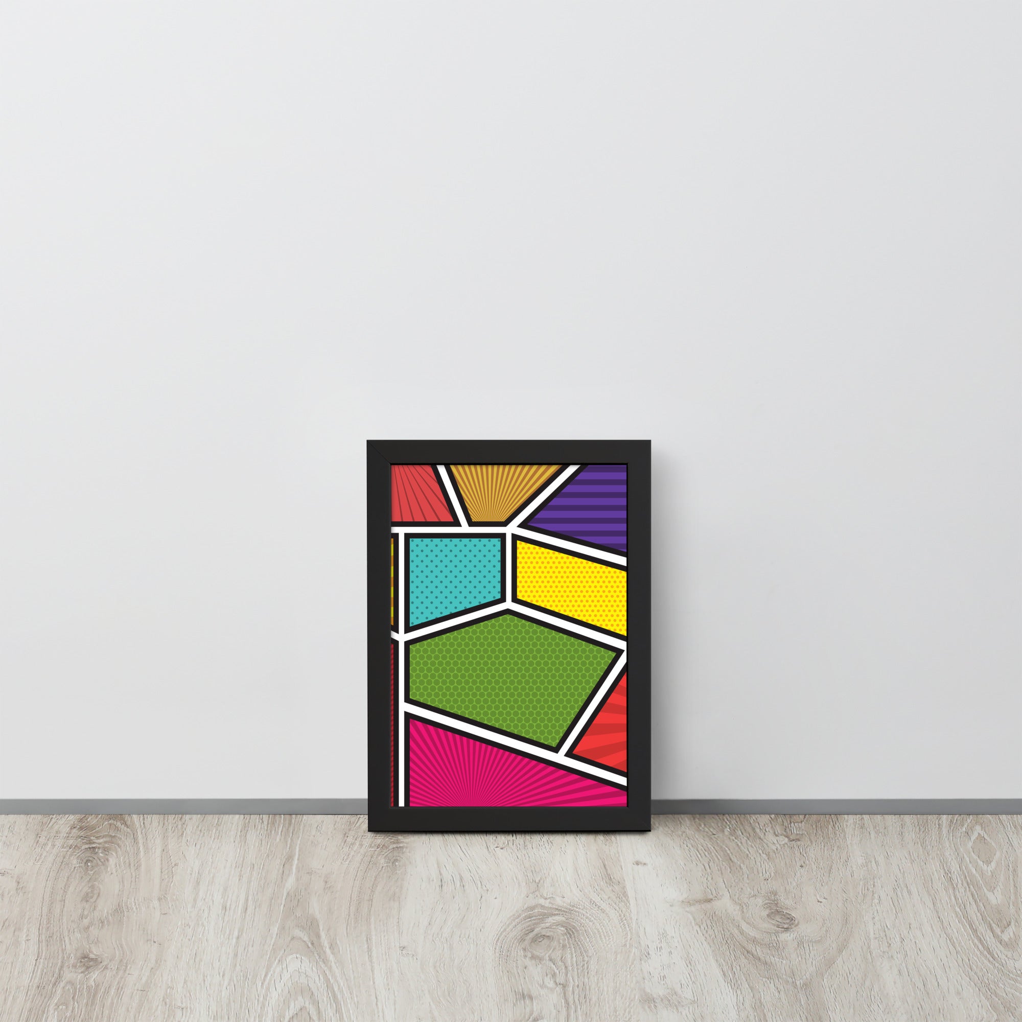 Framed matte paper poster titled 'Window to the Soul', featuring a bold design in a stylish black or oak frame.