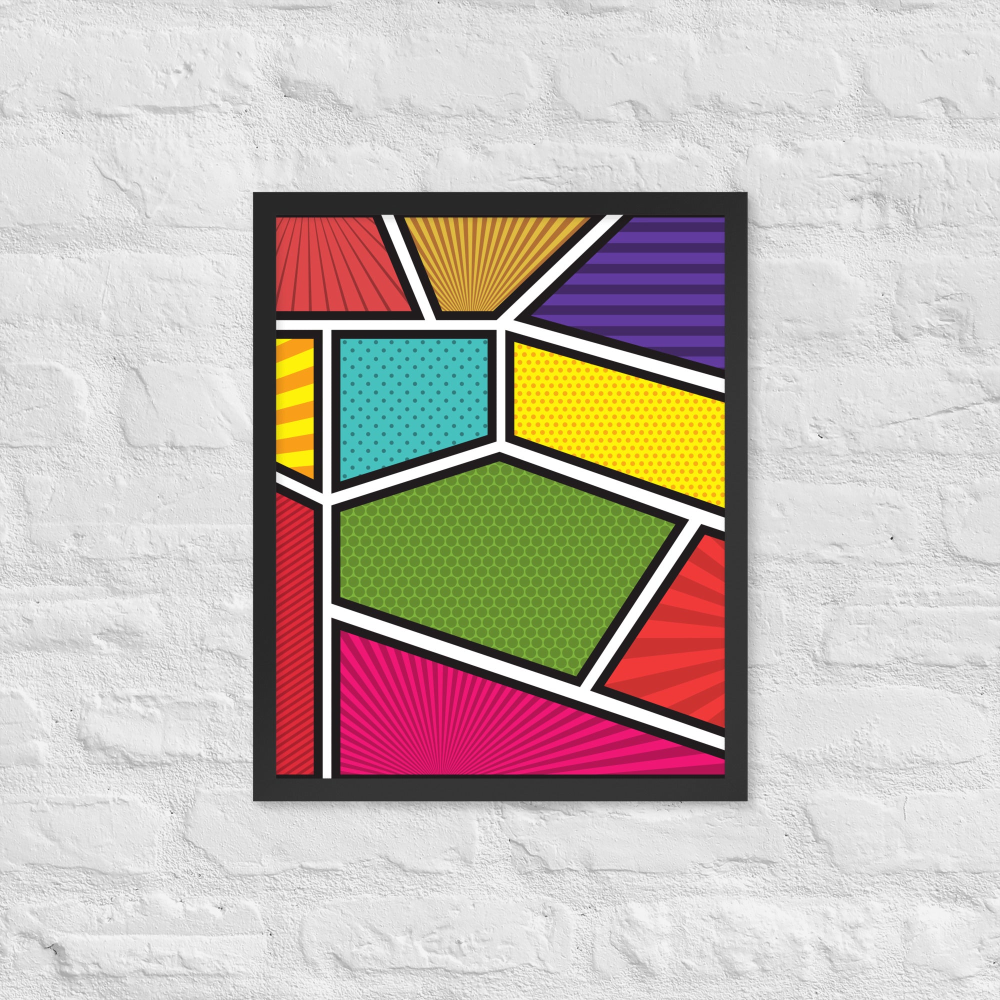 A beautifully framed poster titled 'Window to the Soul' featuring a matte finish and a sleek Ayous wood frame, perfect for home decor.