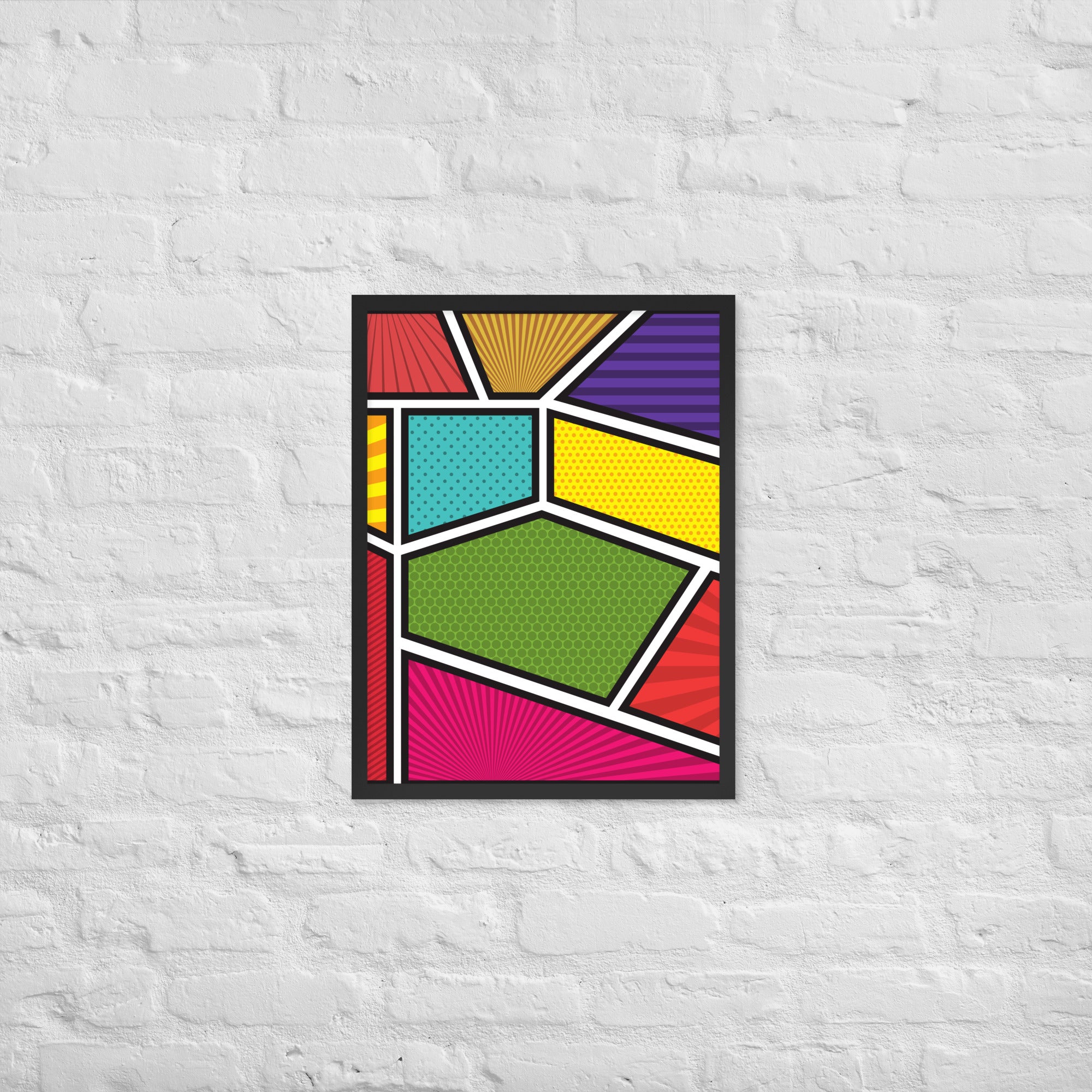 A beautifully framed poster titled 'Window to the Soul' featuring a matte finish and a sleek Ayous wood frame, perfect for home decor.