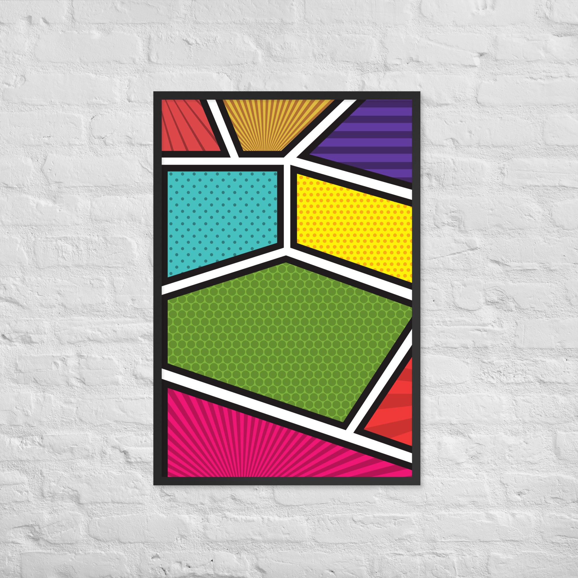 A beautifully framed poster titled 'Window to the Soul' featuring a matte finish and a sleek Ayous wood frame, perfect for home decor.