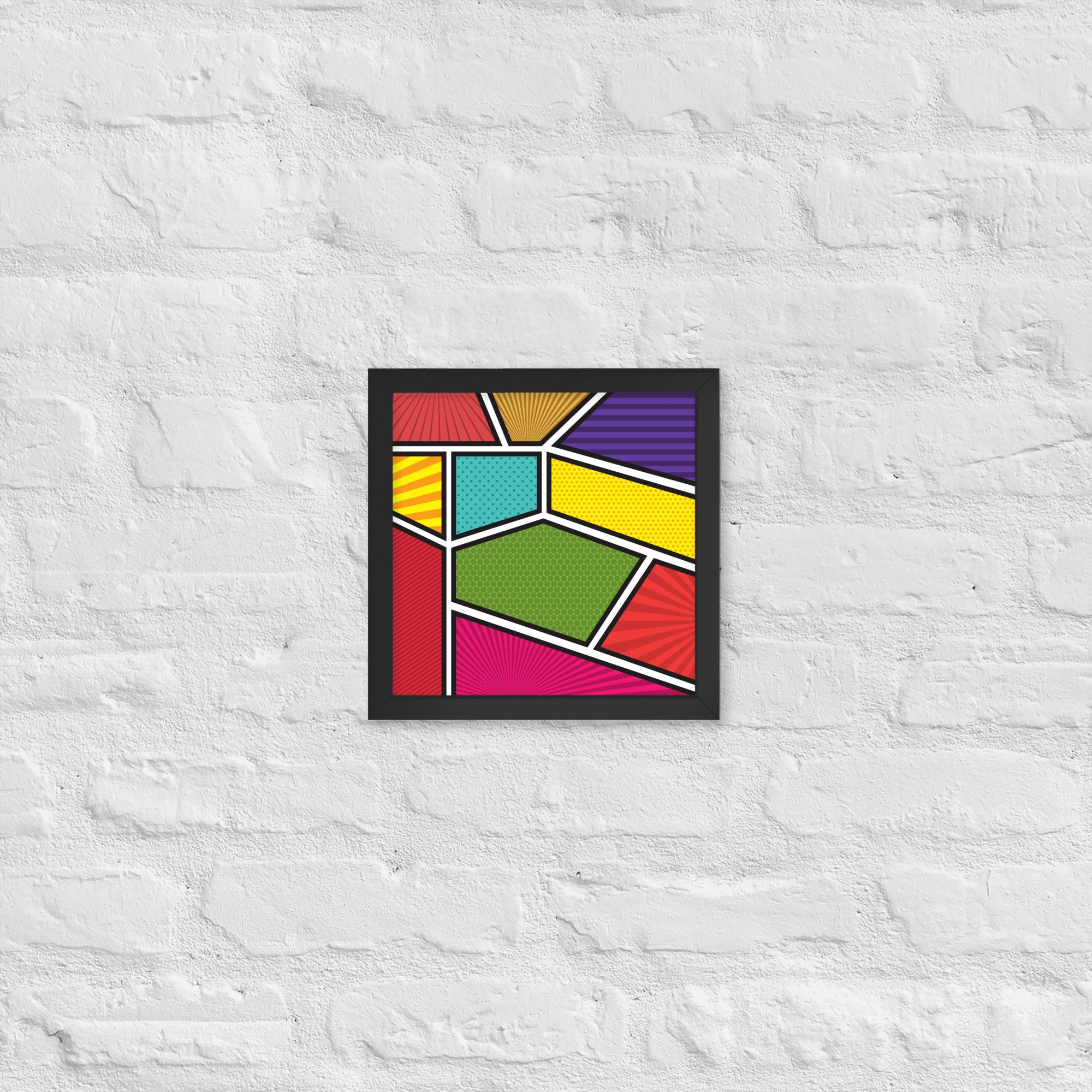 A beautifully framed poster titled 'Window to the Soul' featuring a matte finish and a sleek Ayous wood frame, perfect for home decor.