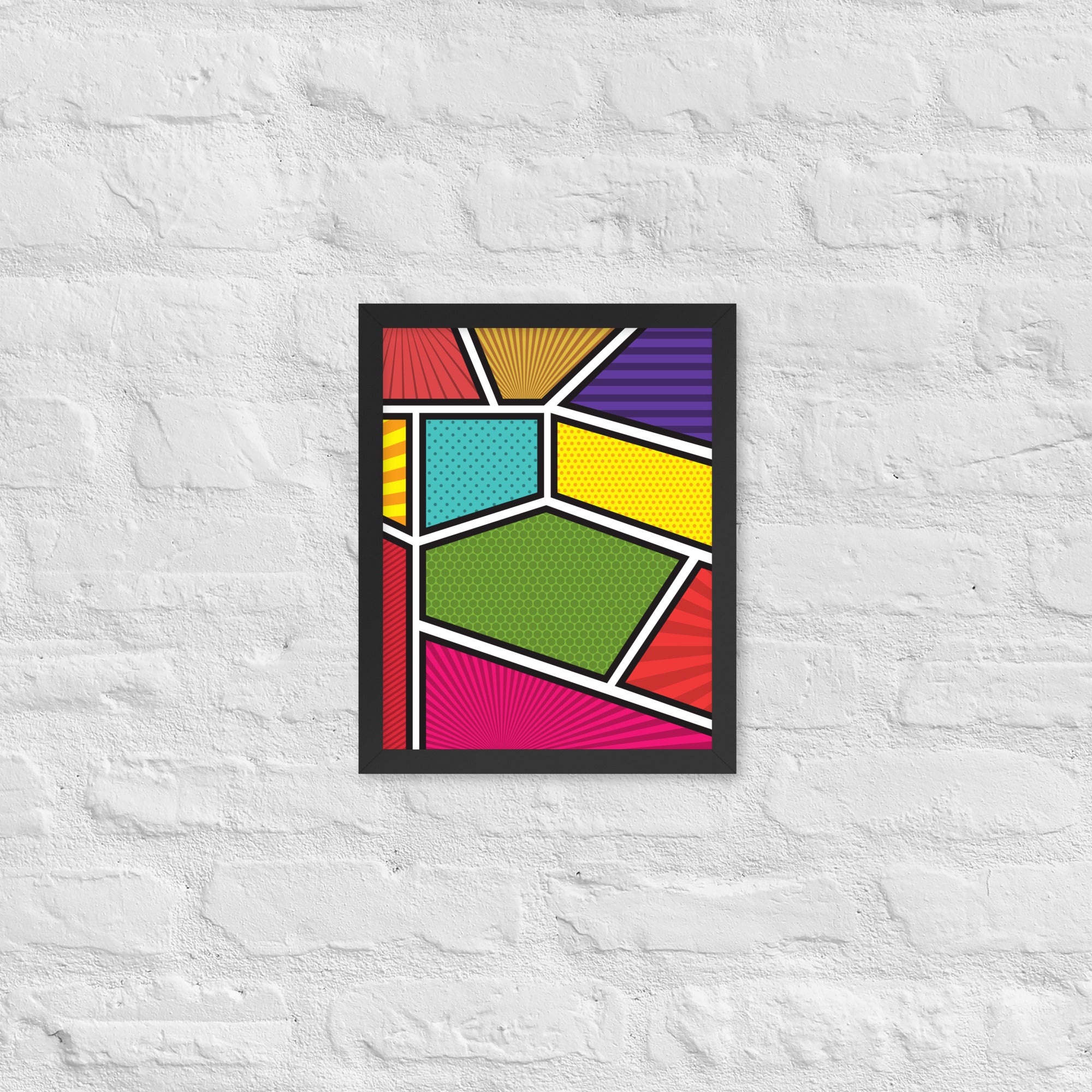 A beautifully framed poster titled 'Window to the Soul' featuring a matte finish and a sleek Ayous wood frame, perfect for home decor.