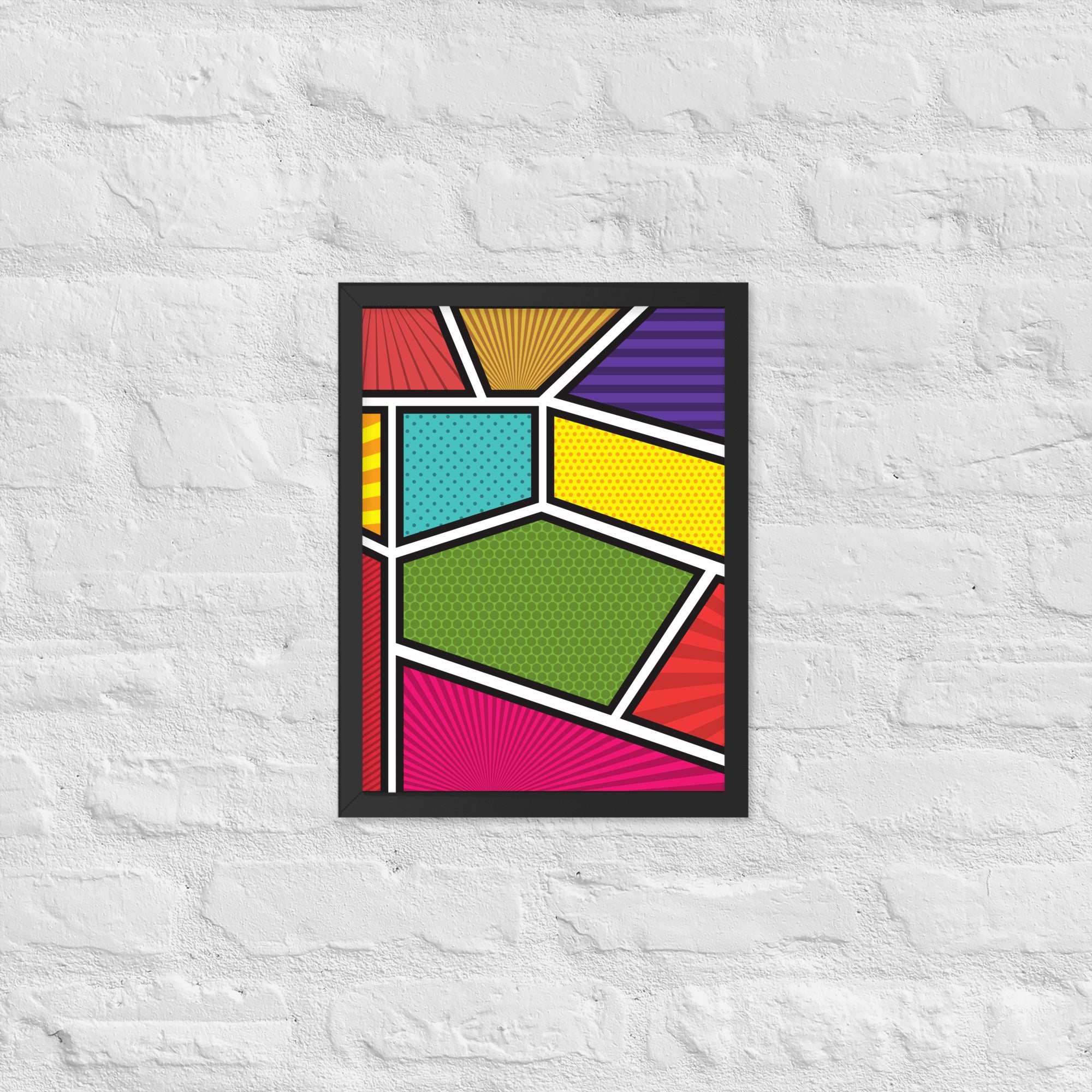 A beautifully framed poster titled 'Window to the Soul' featuring a matte finish and a sleek Ayous wood frame, perfect for home decor.