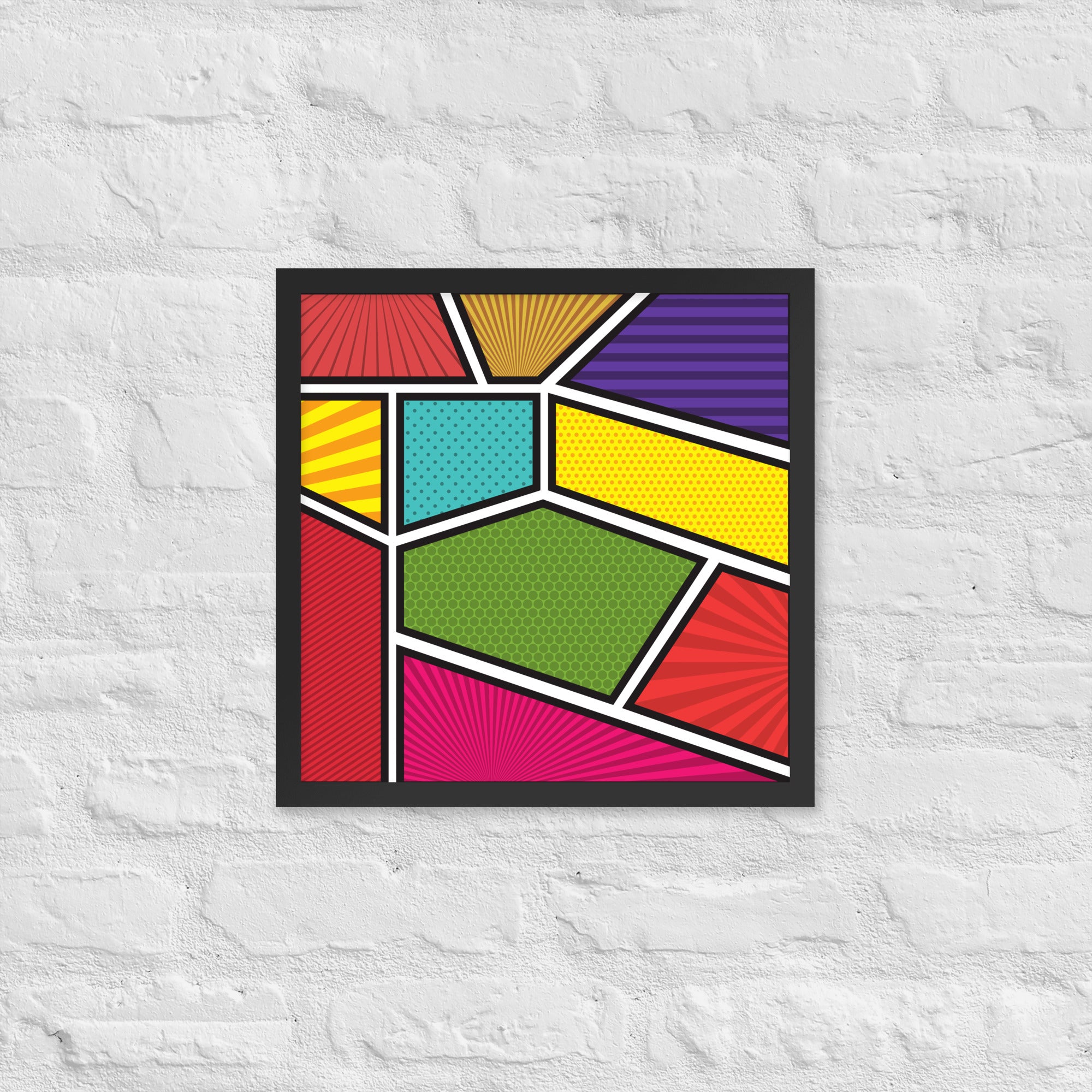 A beautifully framed poster titled 'Window to the Soul' featuring a matte finish and a sleek Ayous wood frame, perfect for home decor.