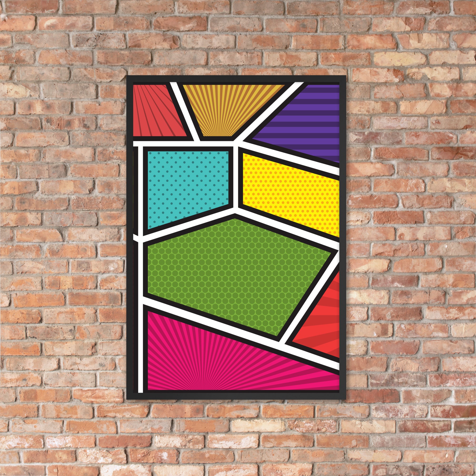 A beautifully framed poster titled 'Window to the Soul' featuring a matte black Ayous wood frame and thick matte paper, perfect for home decor.