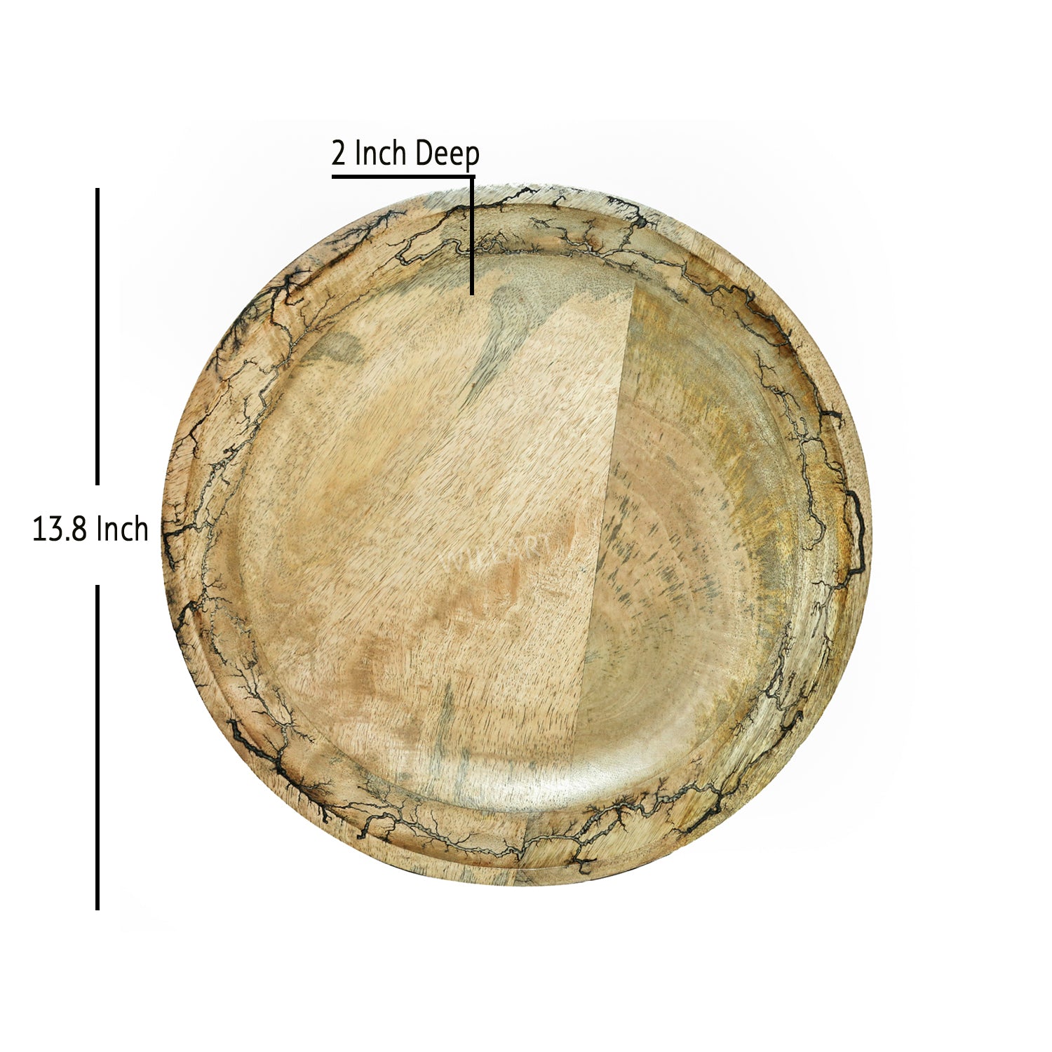 A beautifully crafted Wooden Fruit Basket made from mango wood, featuring intricate laser-cut borders, ideal for organizing fruits and serving appetizers.