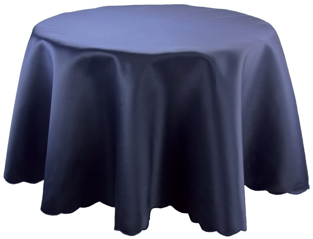 XD20008 Samantha Tablecloth in various colors with scalloped trim, showcasing its elegant design and high-quality fabric.