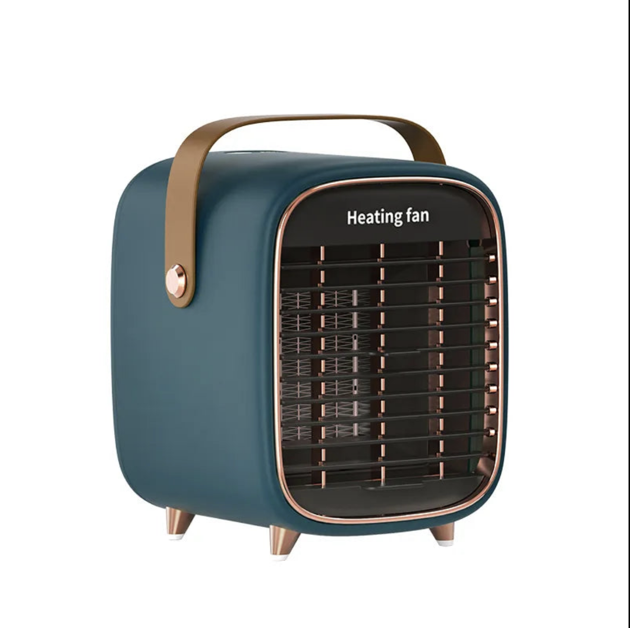 Home Electric Space Heater 800W Portable Silent Warmer Fan with PTC ceramic heating elements, compact design, and safety features.