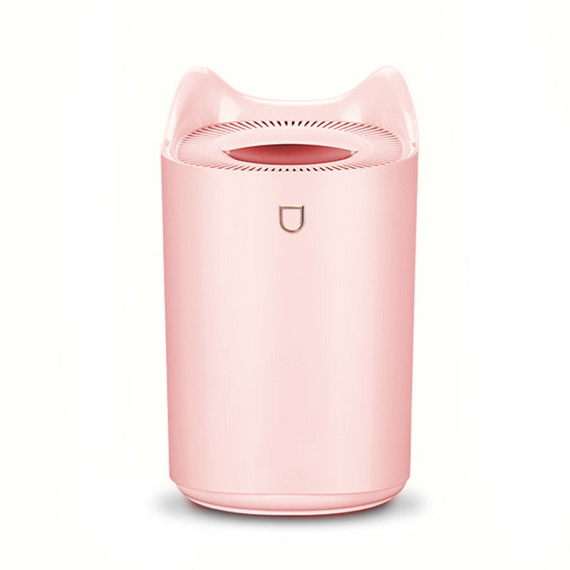 Pink cat-themed air purifier.
