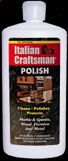 "Italian Craftsman polish bottle."