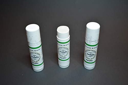 Plane Magic Paraffin tube applicator for smooth gliding on tools and outdoor gear.