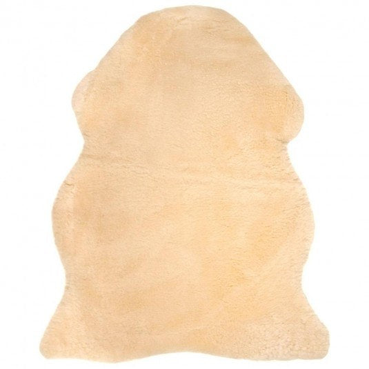 Natural white Schapenvacht Medicinaal sheepskin measuring 120 x 75cm, perfect for home and garden decor.
