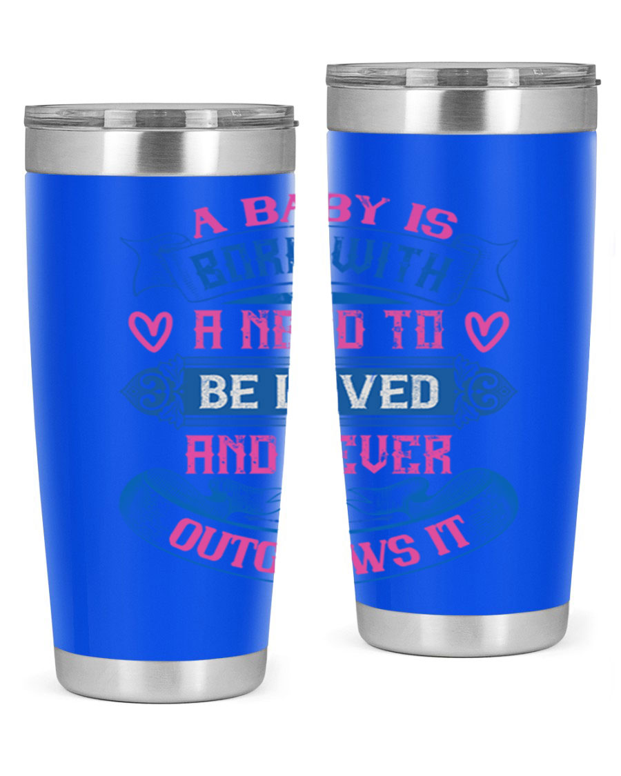 A stylish 20oz and 30oz stainless steel tumbler featuring a design that expresses love, perfect for hot and cold beverages.