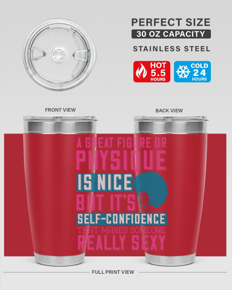 A stylish 20oz stainless steel tumbler with a copper lining, featuring a press-in lid, perfect for hot and cold beverages.