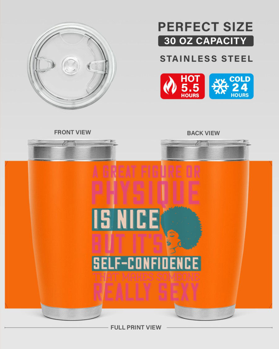 A stylish 20oz stainless steel tumbler with a copper lining, featuring a press-in lid, perfect for hot and cold beverages.