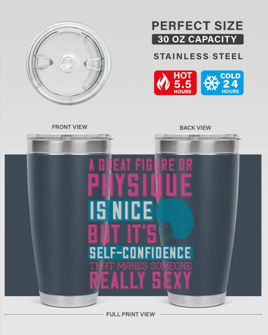 A stylish 20oz stainless steel tumbler with a copper lining, featuring a press-in lid, perfect for hot and cold beverages.