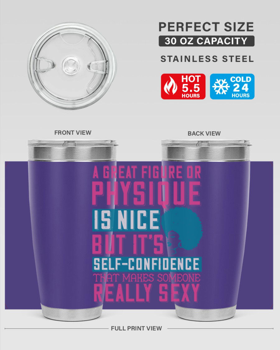 A stylish 20oz stainless steel tumbler with a copper lining, featuring a press-in lid, perfect for hot and cold beverages.