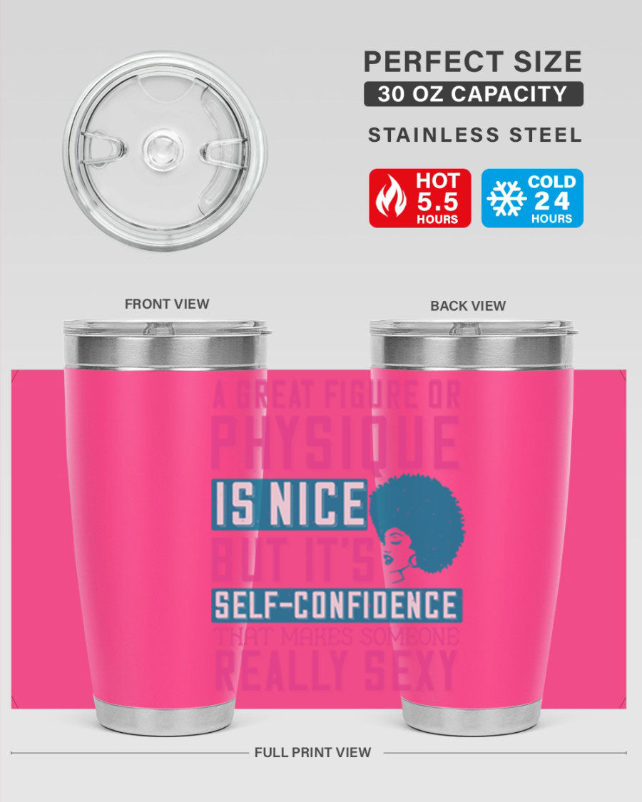 A stylish 20oz stainless steel tumbler with a copper lining, featuring a press-in lid, perfect for hot and cold beverages.