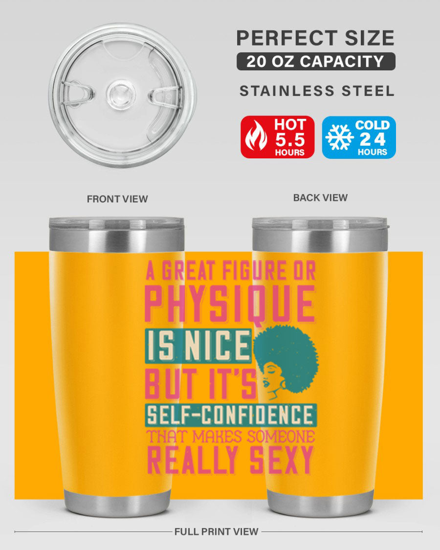 A stylish 20oz stainless steel tumbler with a copper lining, featuring a press-in lid, perfect for hot and cold beverages.