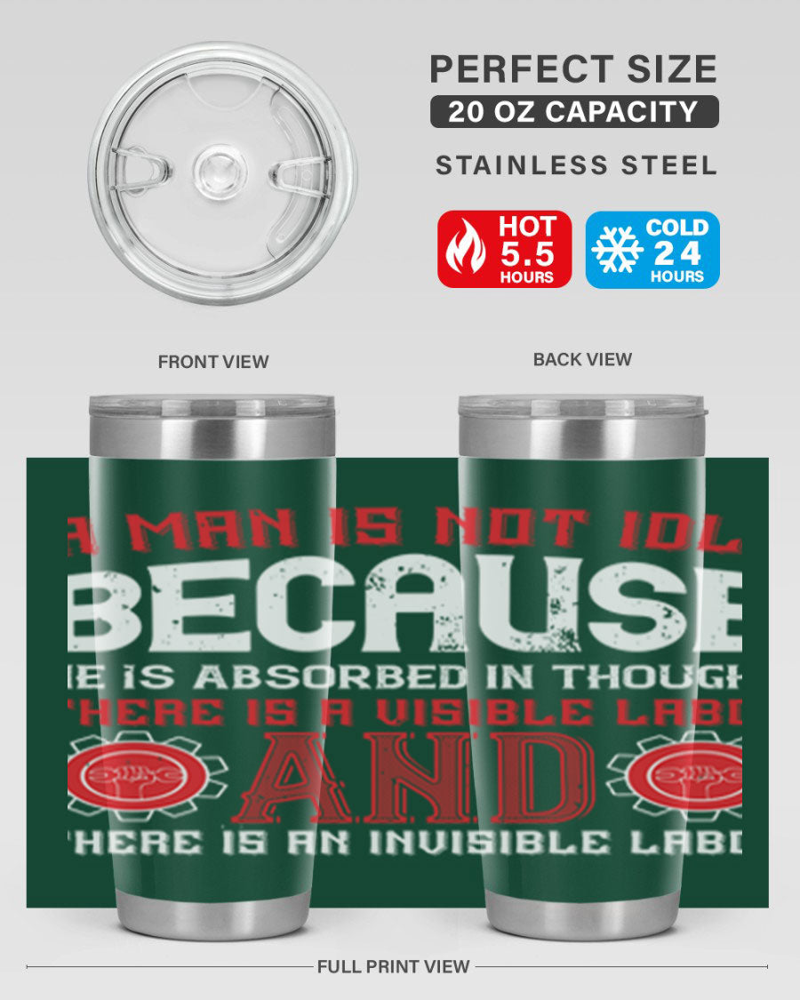 A stylish 20oz and 30oz stainless steel tumbler with a copper lining, showcasing a press-in lid and modern design, perfect for hot and cold beverages.