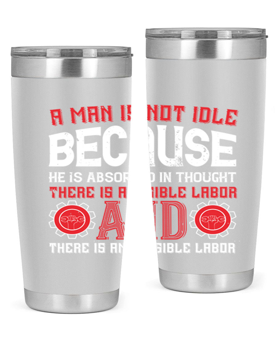 A stylish 20oz and 30oz stainless steel tumbler with a copper lining, showcasing a press-in lid and modern design, perfect for hot and cold beverages.