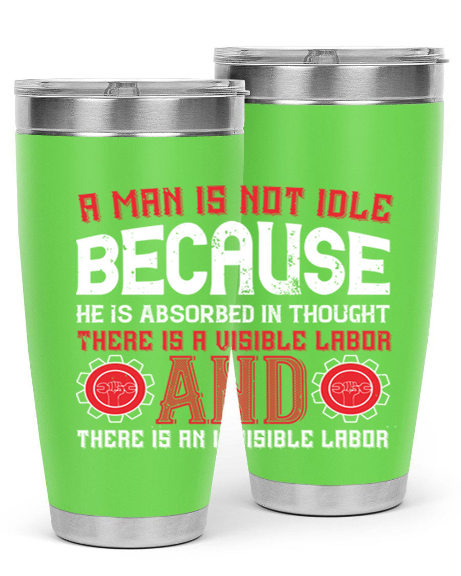 A stylish 20oz and 30oz stainless steel tumbler with a copper lining, showcasing a press-in lid and modern design, perfect for hot and cold beverages.