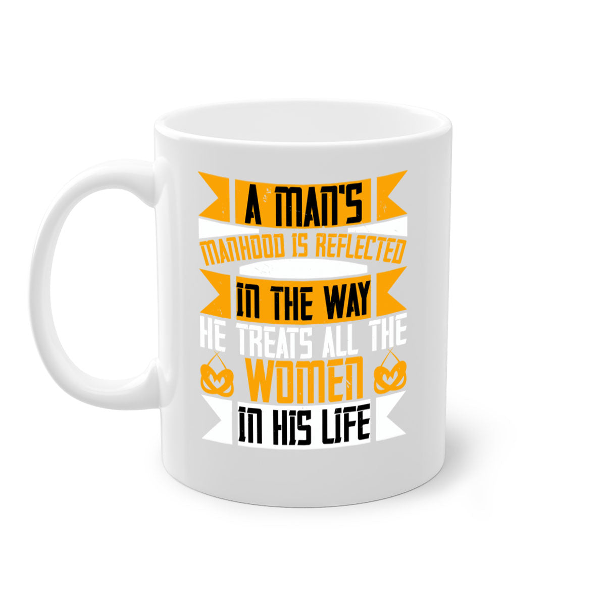 A stylish two-tone ceramic mug with a colored handle and glossy finish, available in five colors and two sizes, perfect for coffee or tea.