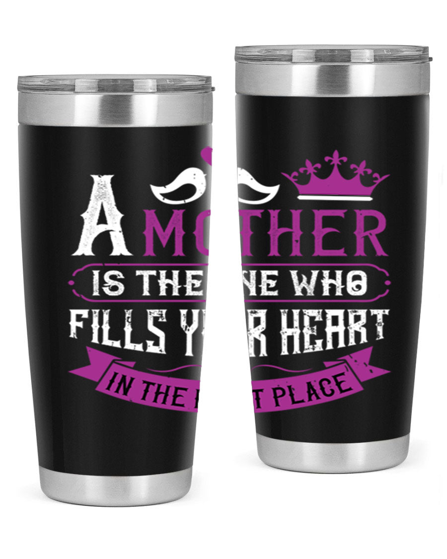 A stylish 20oz and 30oz stainless steel tumbler with a heartfelt Mother's Day design, perfect for keeping drinks hot or cold.